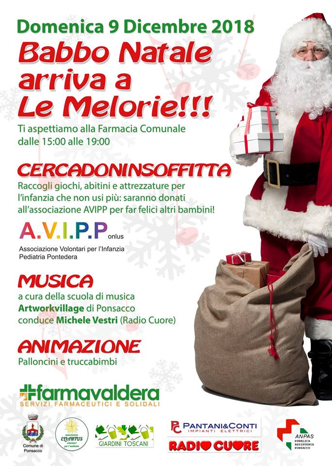 Babbo Natale Arriva a Le Melorie!