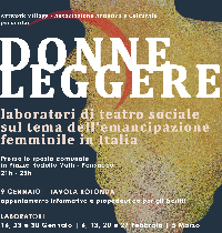 Laboratori di teatro sociale sul tema dell’emancipazione femminile