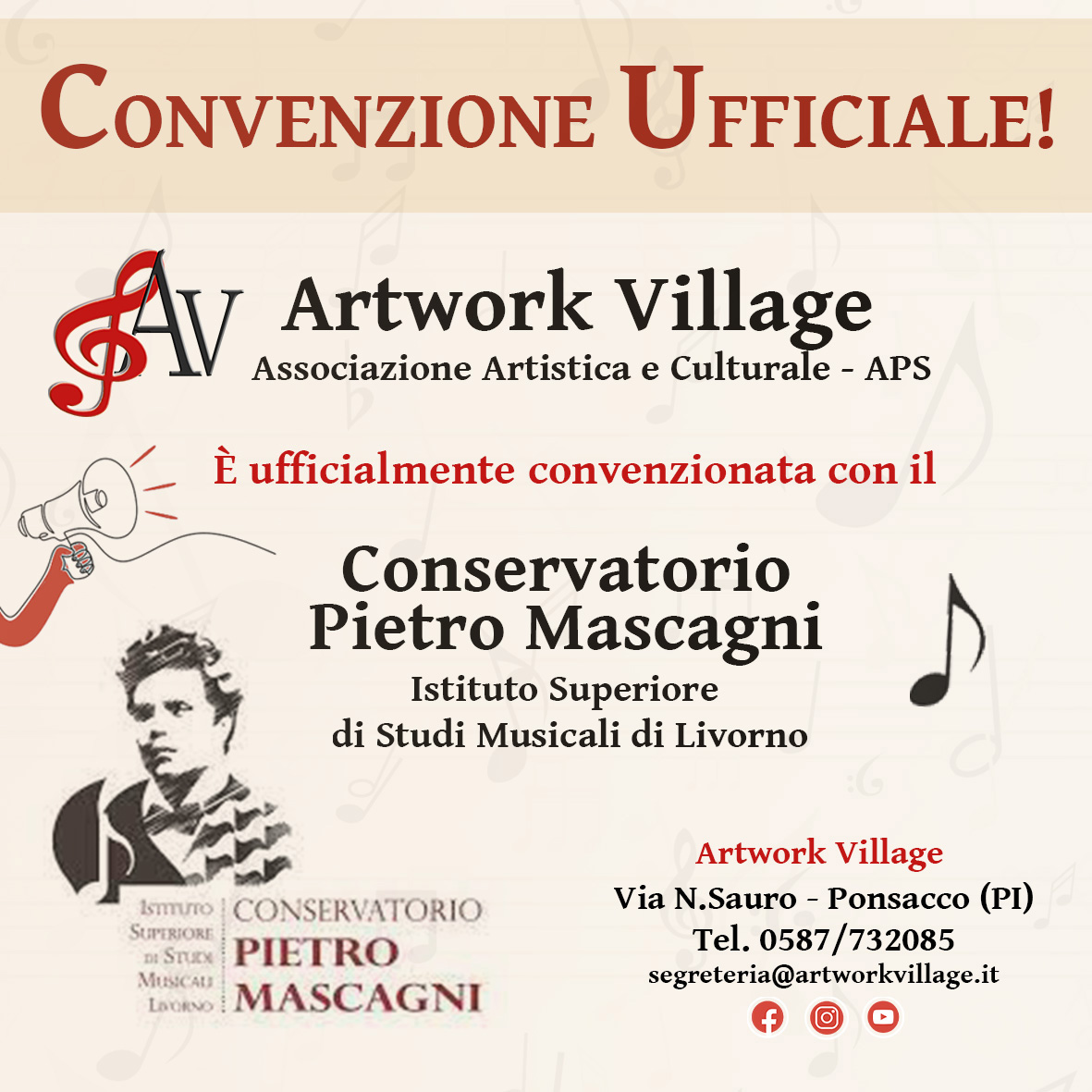 Convenzione con il Conservatorio di Livorno