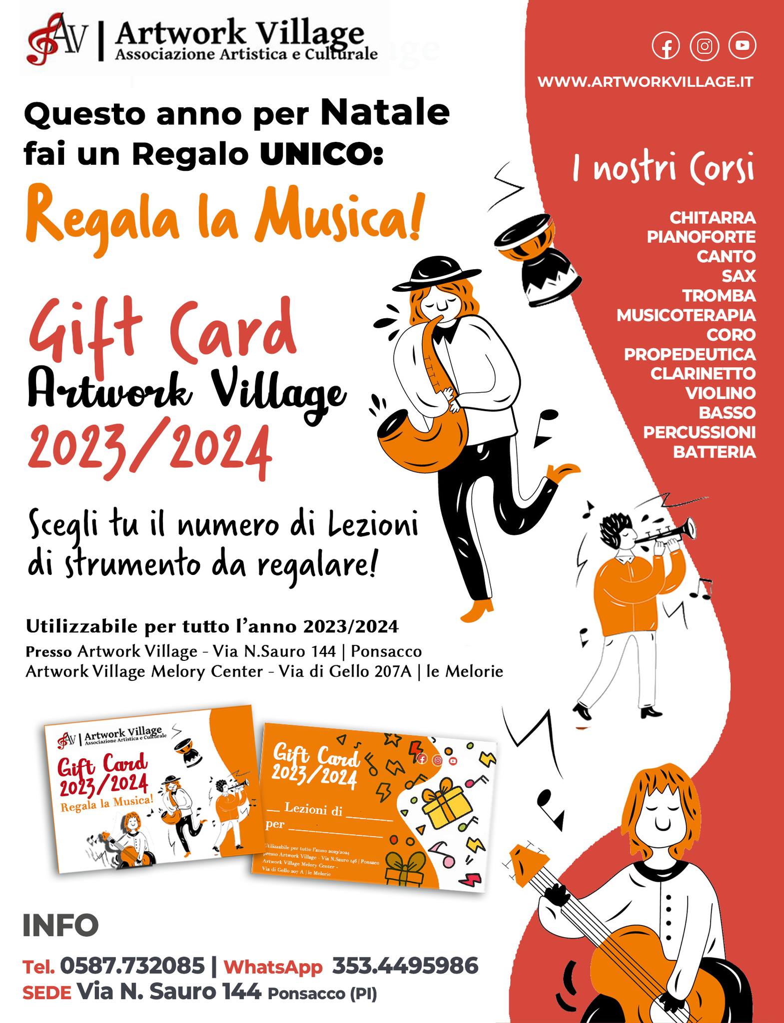 Gift Card Artwork Village – Regala la Musica!